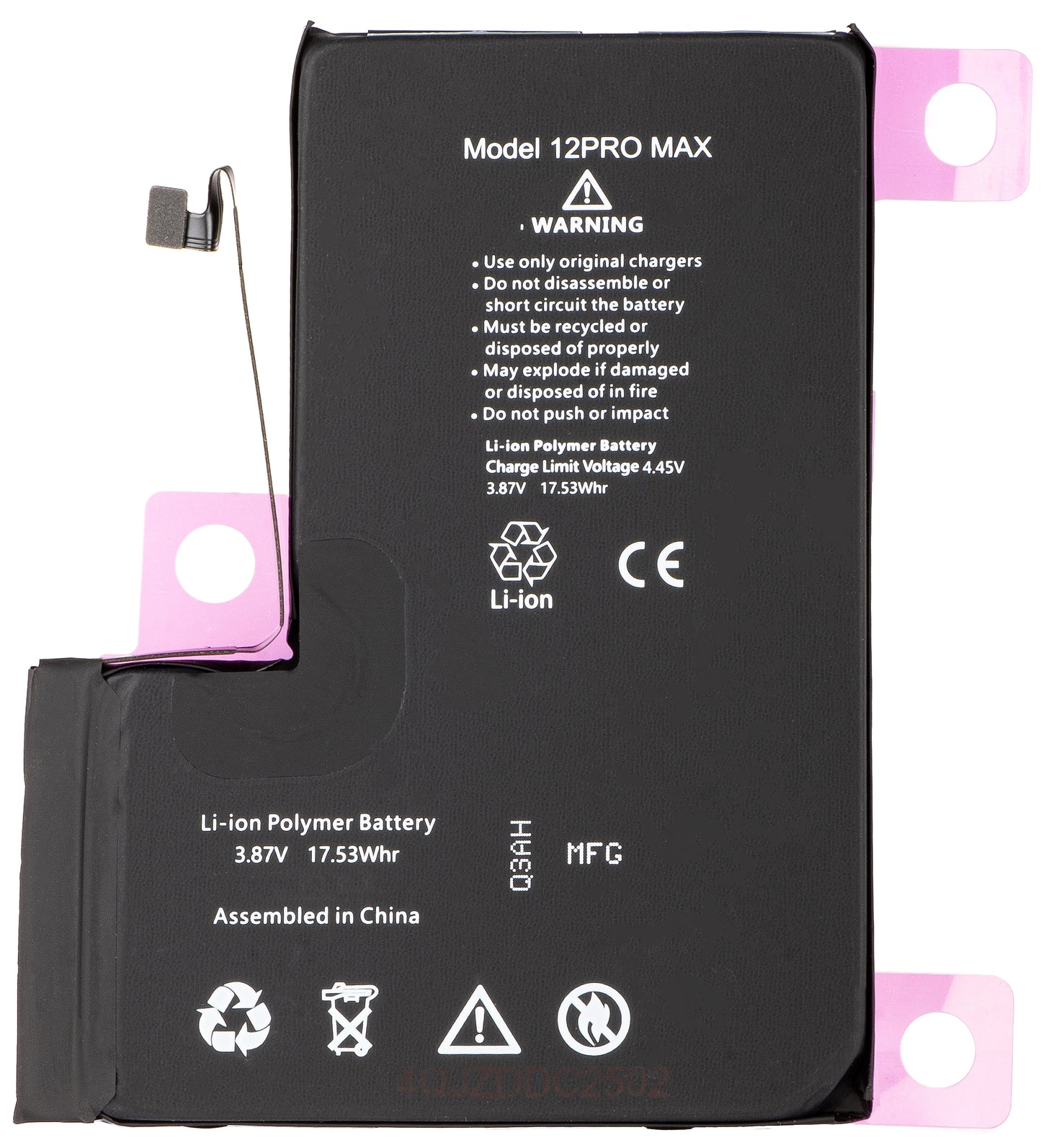 Batterie Apple iPhone 12 Pro Max, Diagnostic