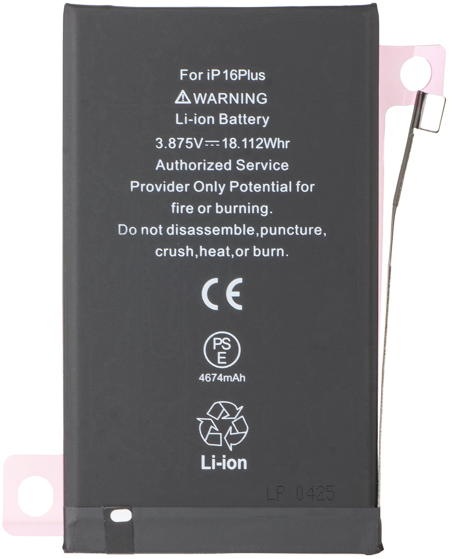 Batterie pour Apple iPhone 16 Plus
