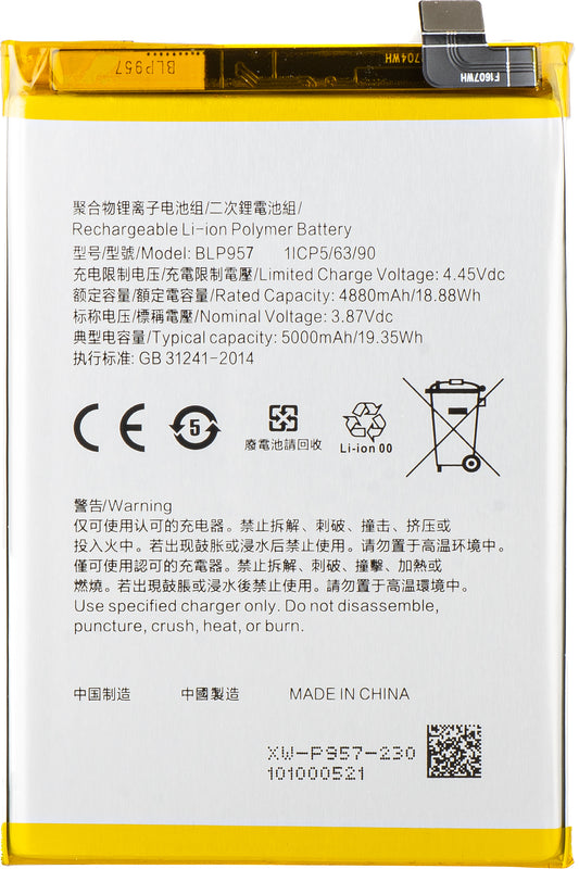Batterie pour Realme 10, BLP957