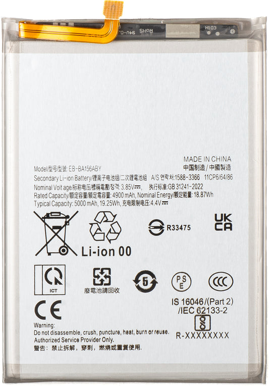 Batterie pour Samsung Galaxy A15 5G A156 / A15 A155, EB-BA156ABY