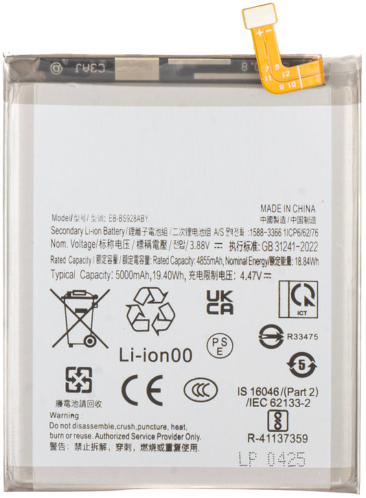 Batterie pour Samsung Galaxy S24 Ultra S928, EB-BS928ABY