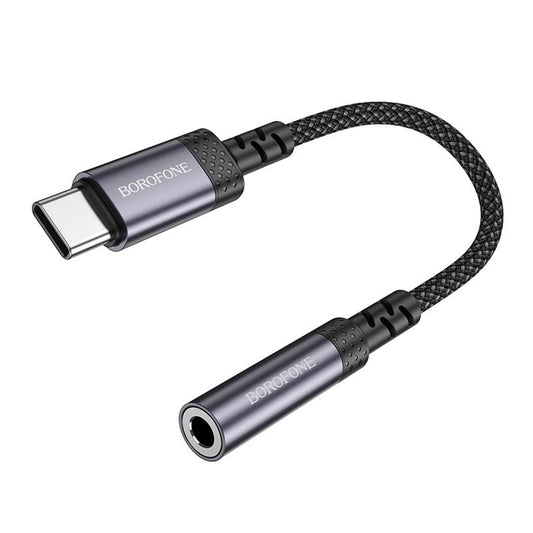 Adaptateur Audio USB-C - 3,5 mm Borofone BV24, Gris