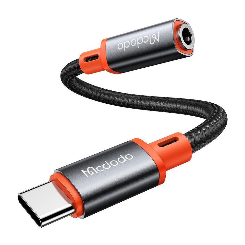 Adaptateur Audio USB-C - 3.5mm McDodo CA-7561, Noir