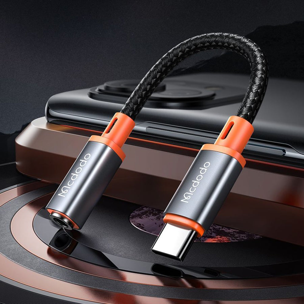 Adaptateur Audio USB-C - 3.5mm McDodo CA-7561, Noir