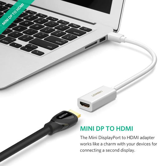 Adaptateur Vidéo UGREEN MD112 (10461), MiniDisplayPort - HDMI, Noir