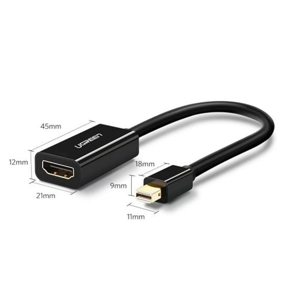 Adaptateur Vidéo UGREEN MD112 (10461), MiniDisplayPort - HDMI, Noir