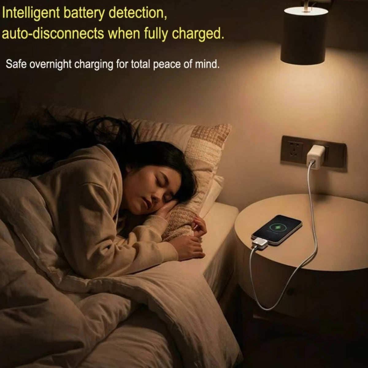 Adaptateur Auto-Disconnect USB-C KUWAJIA KH-51 pour Alimentation avec Déconnexion Automatique et Protection de Batterie, Argenté