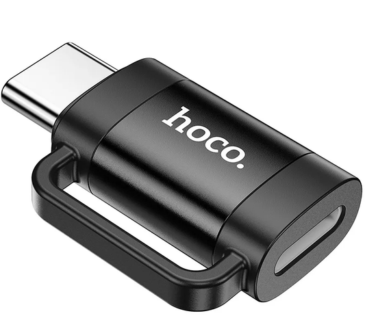 Adaptateur de données et de charge Lightning - USB-C HOCO UA31E, Noir