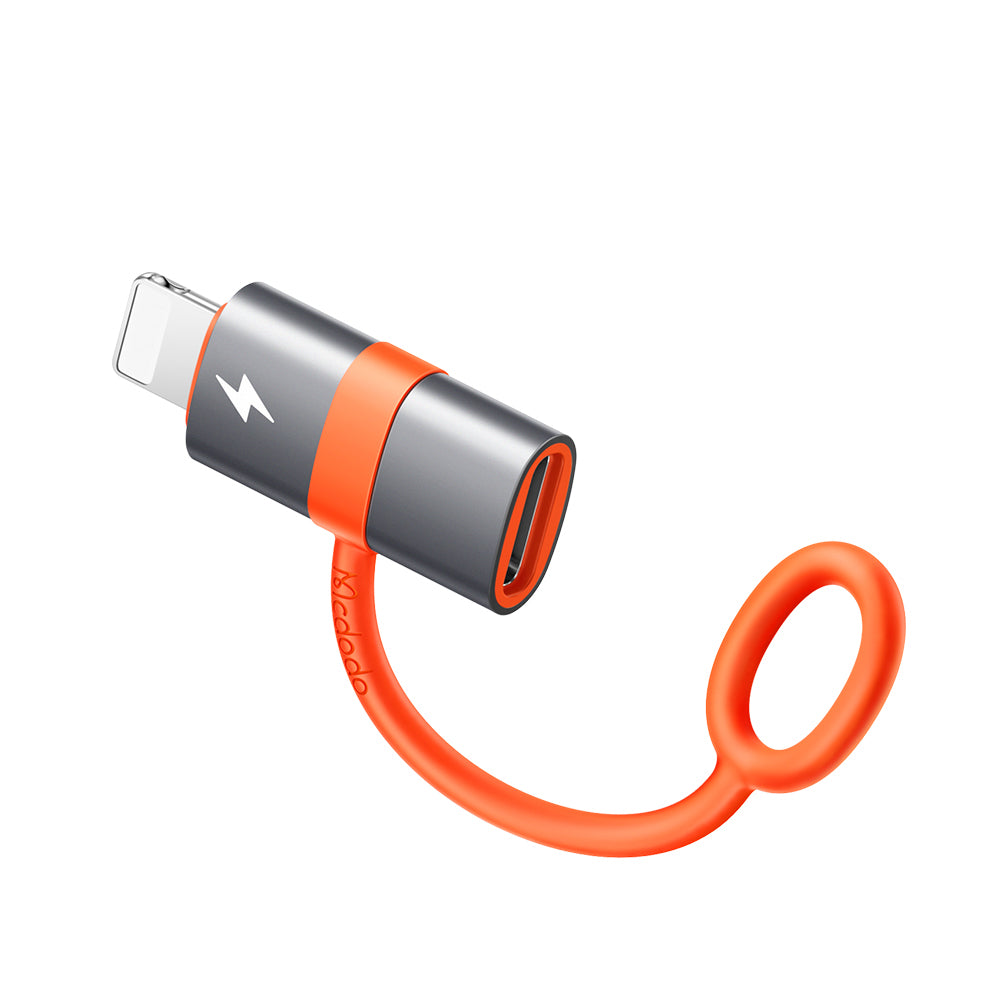 Adaptateur de données et de charge USB-C - Lightning McDodo OT-0510, Gris