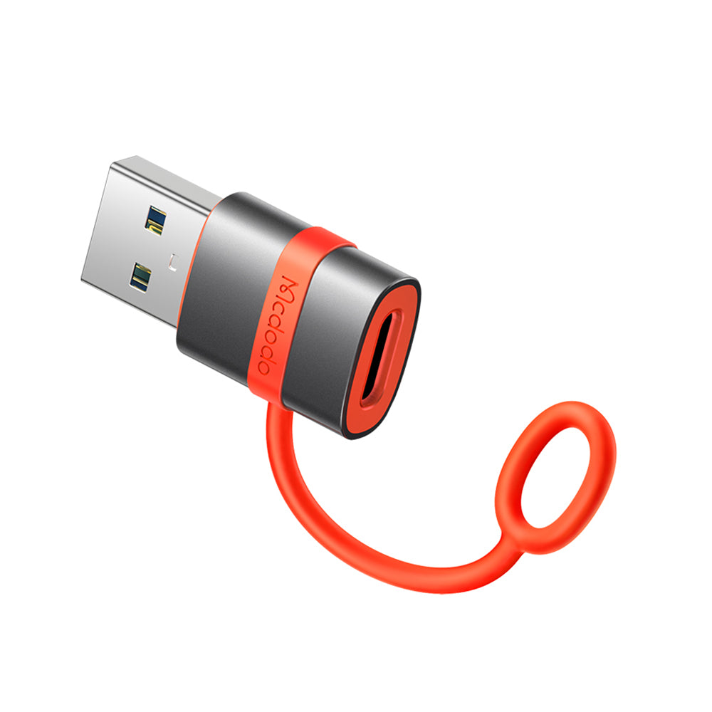 Adaptateur de Données et de Chargement USB-C - USB-A McDodo OT-3800, Gris