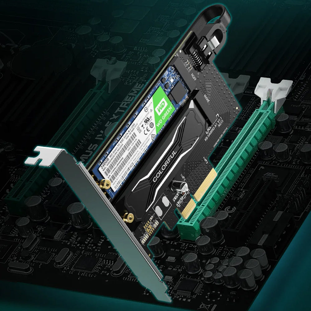 Adaptateur Interface SSD UGREEN CM302 (70504), NVMe M.2 / SATA - PCIe 3.0 X4