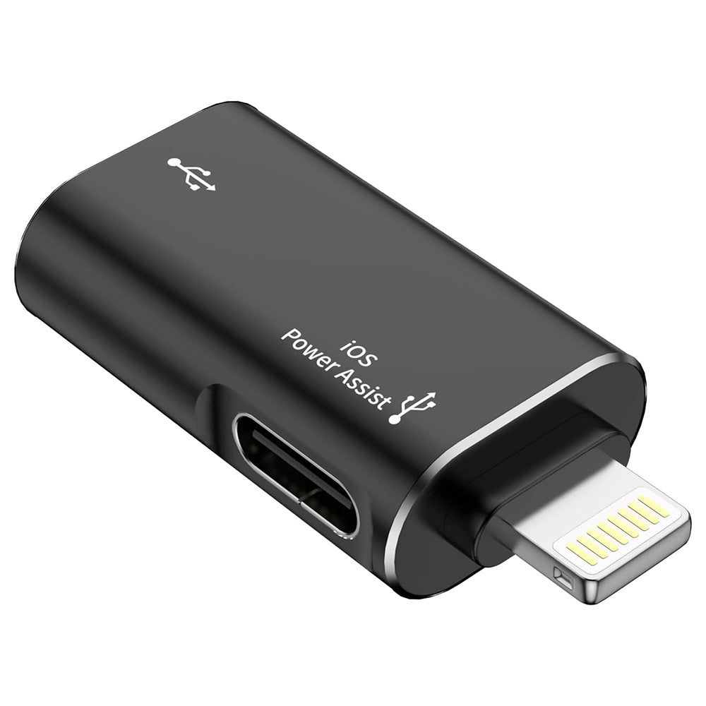 Adaptateur OTG Lightning - USB-A Techsuit A18 AluVoltX, Noir