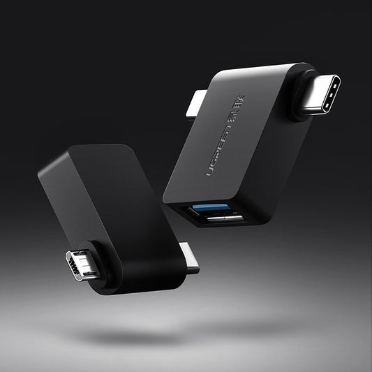 OTG microUSB / USB-C - USB-A UGREEN U30453, Noir