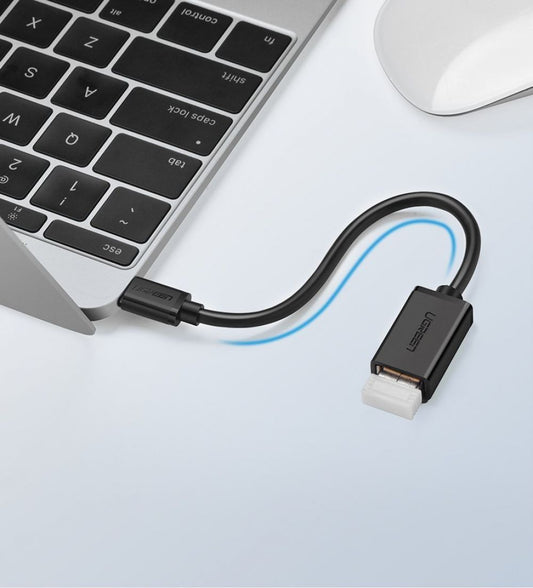 Adaptateur USB-C vers USB-A OTG UGREEN US154, Noir