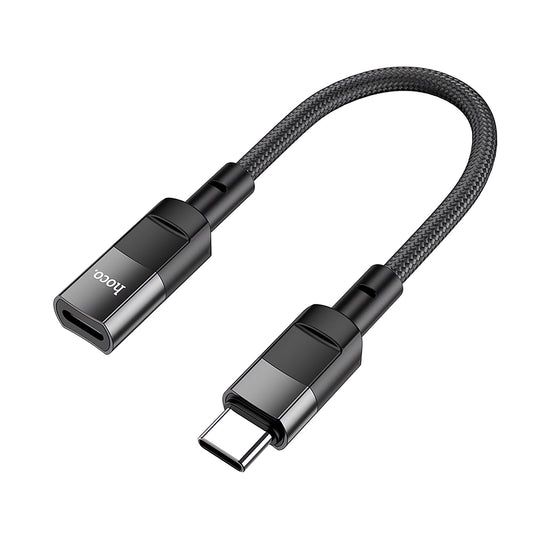HOCO U107 Adaptateur de données et de charge Lightning - USB-C HOCO U107, 0,1 m, noir