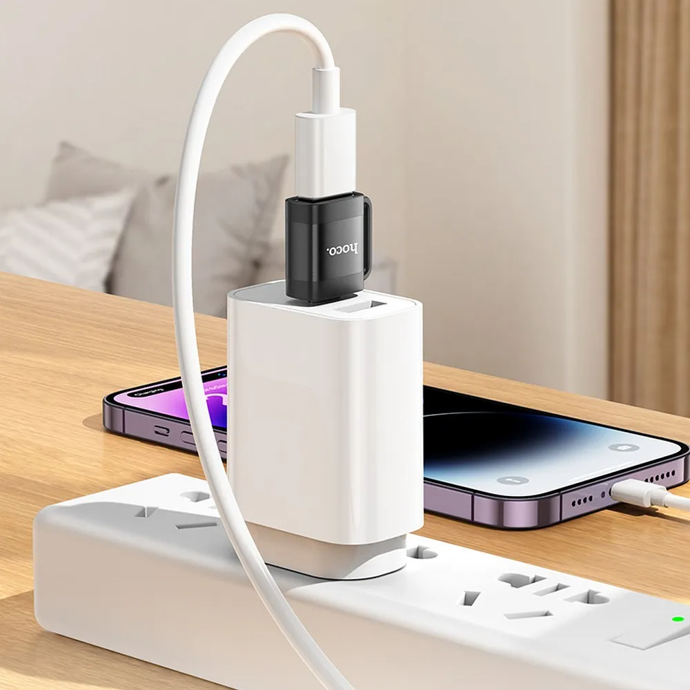 Adaptateur OTG USB-C - USB-A HOCO UA31C, Noir