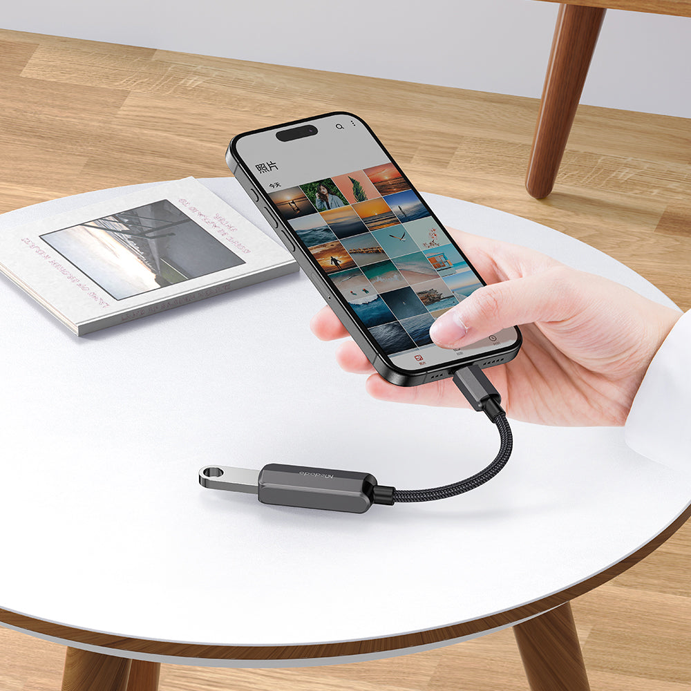 Adaptateur OTG USB-C - USB-A / USB-C McDodo CA-2830, Gris