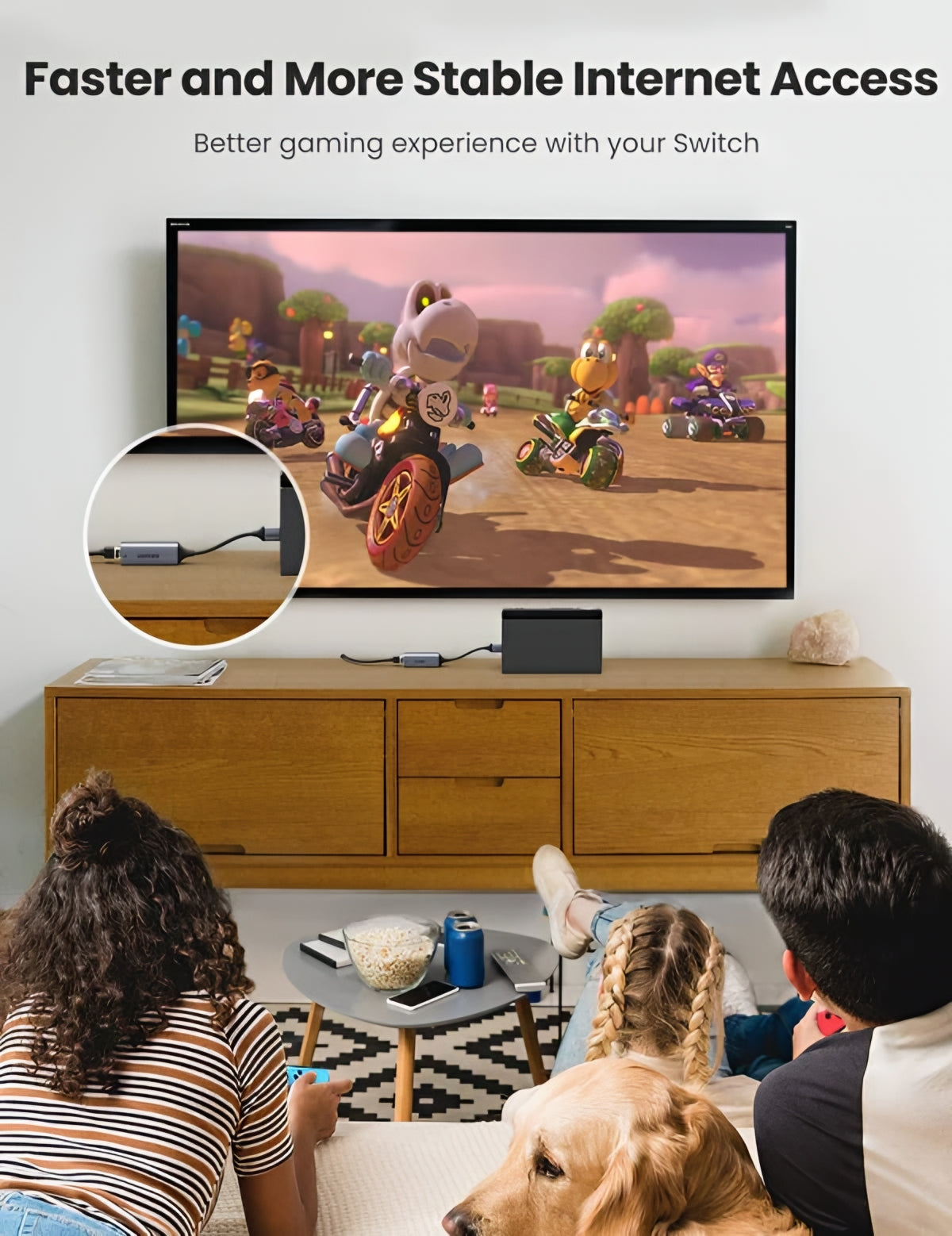 Carte réseau UGREEN CM209, RJ45, USB, Gris