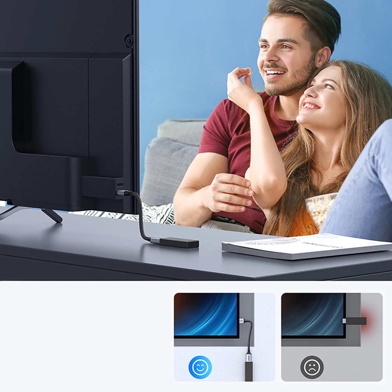 Adaptateur Vidéo UGREEN HD165, HDMI - HDMI, 8K, Gris