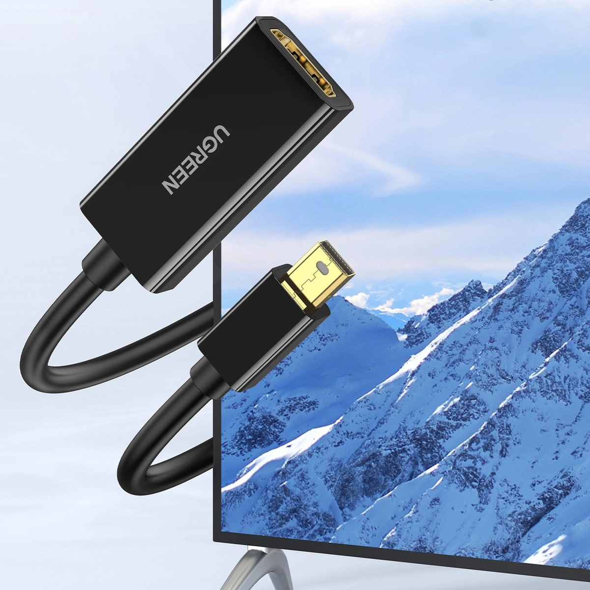 Adaptateur Vidéo UGREEN MD112, MiniDisplayPort - HDMI, 4K, Noir