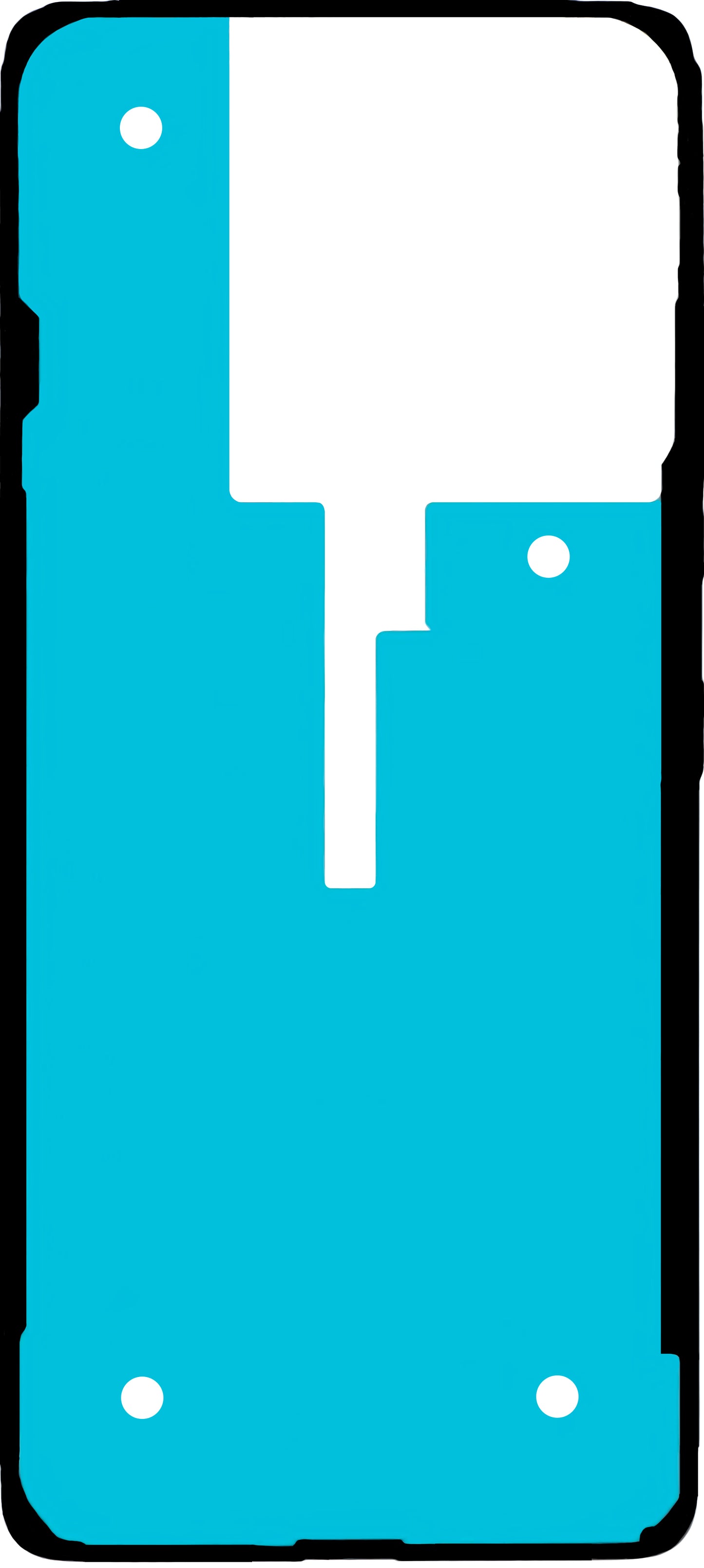 Adhésif Couvercle Batterie Motorola Edge 60 Pro, Service Pack 5D78C30147