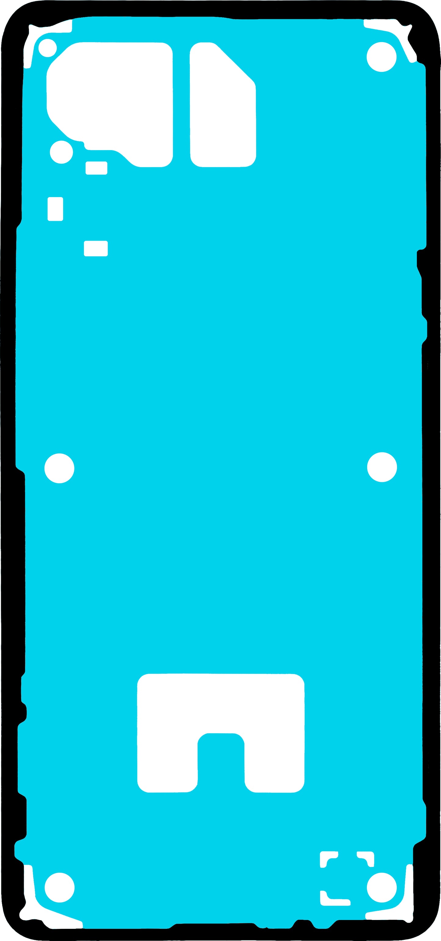 Adhésif Couvercle Batterie Realme 16 Pro+, Pack Service 612717000972