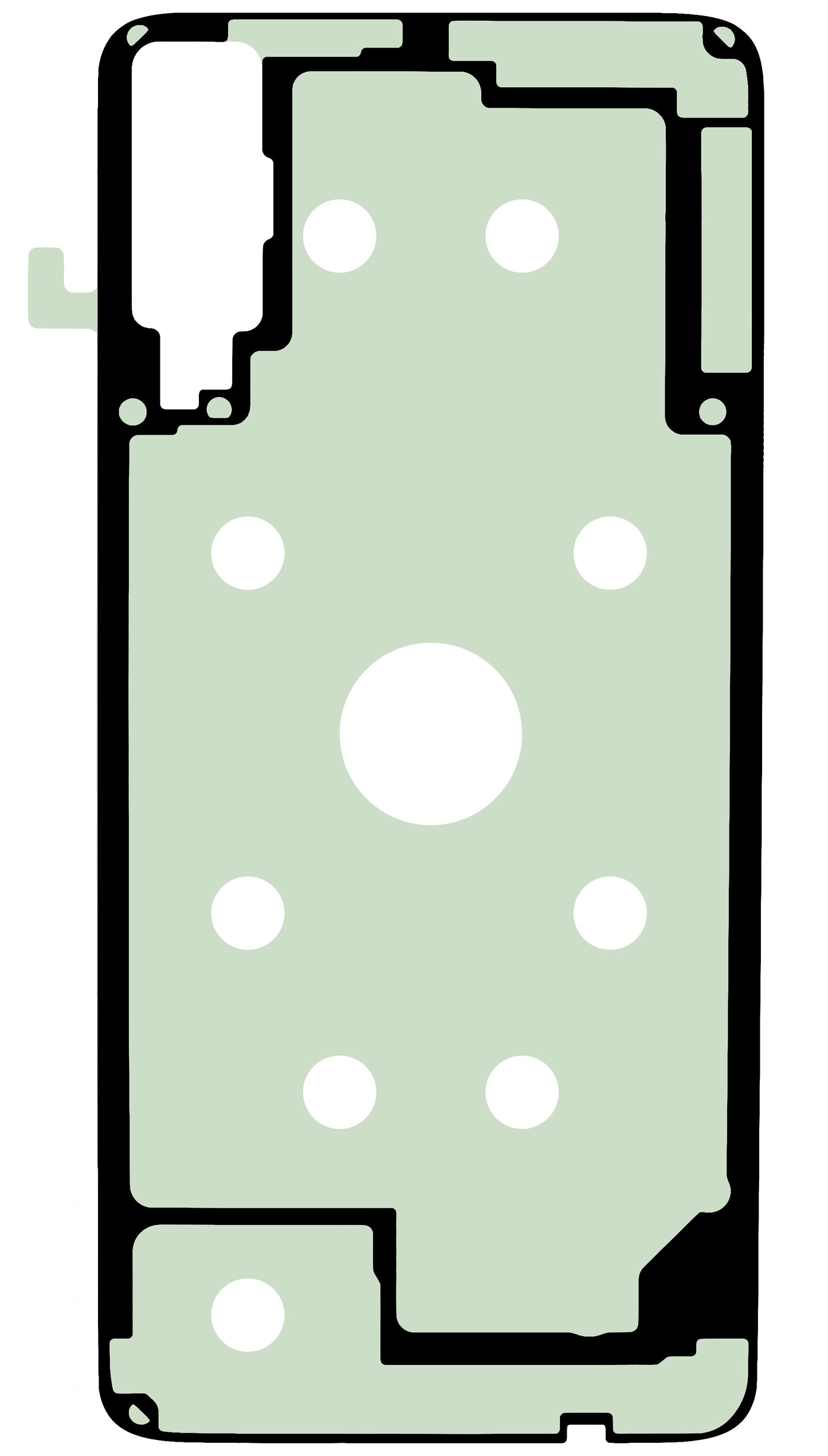 Samsung Galaxy A70s A707 / A70 A705 Battery Cover Adhesive, Service Pack GH02-18453A