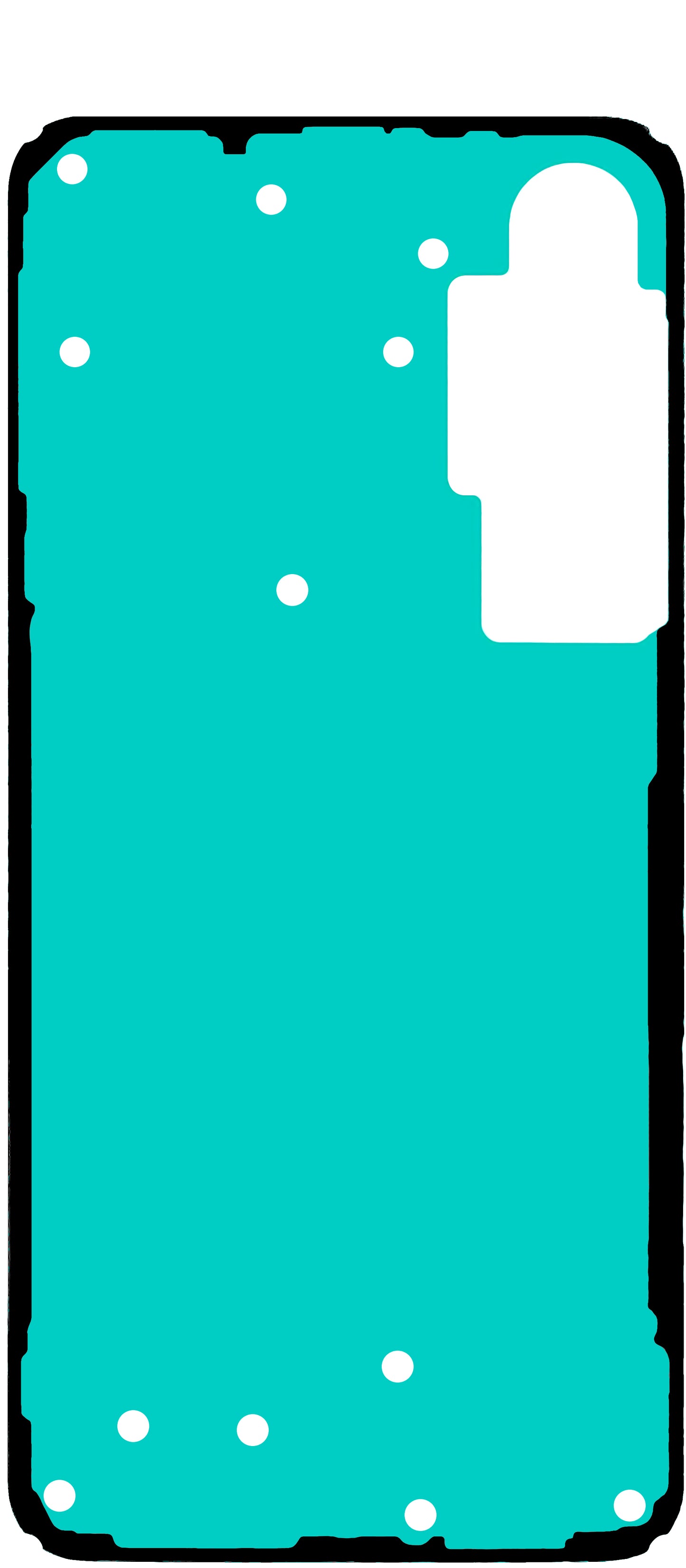 Adhésif Couvercle Batterie Samsung Galaxy S24 FE S721, Service Pack GH81-26418A