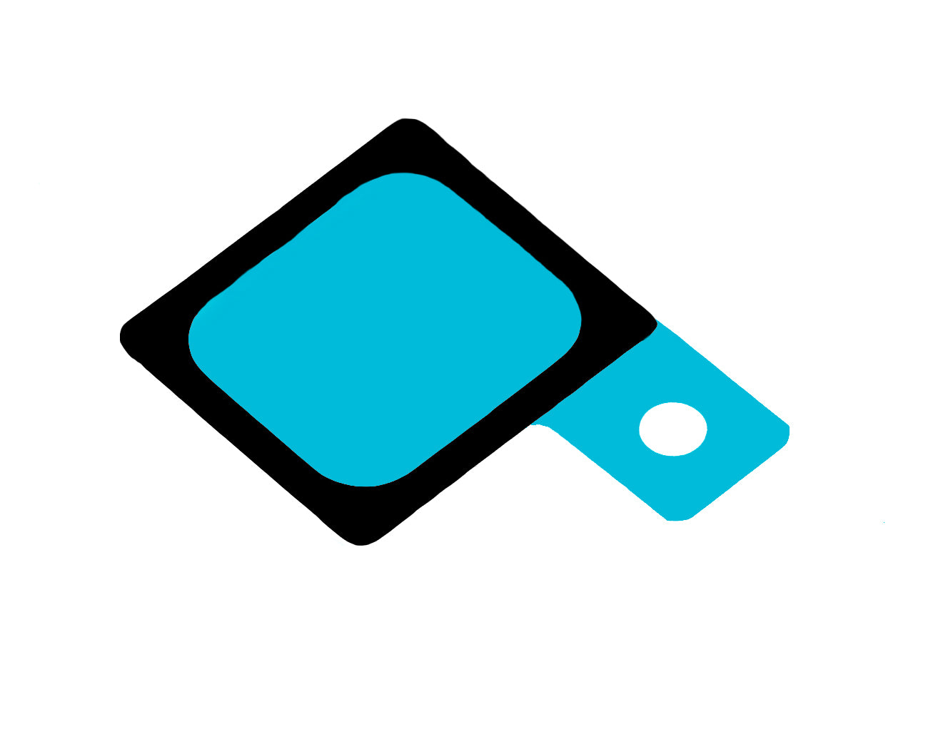 Adhésif Diffuseur Honor X70i / 400 Lite / X8c / X60i / X50i+, Pack de Service 5163ACUQ