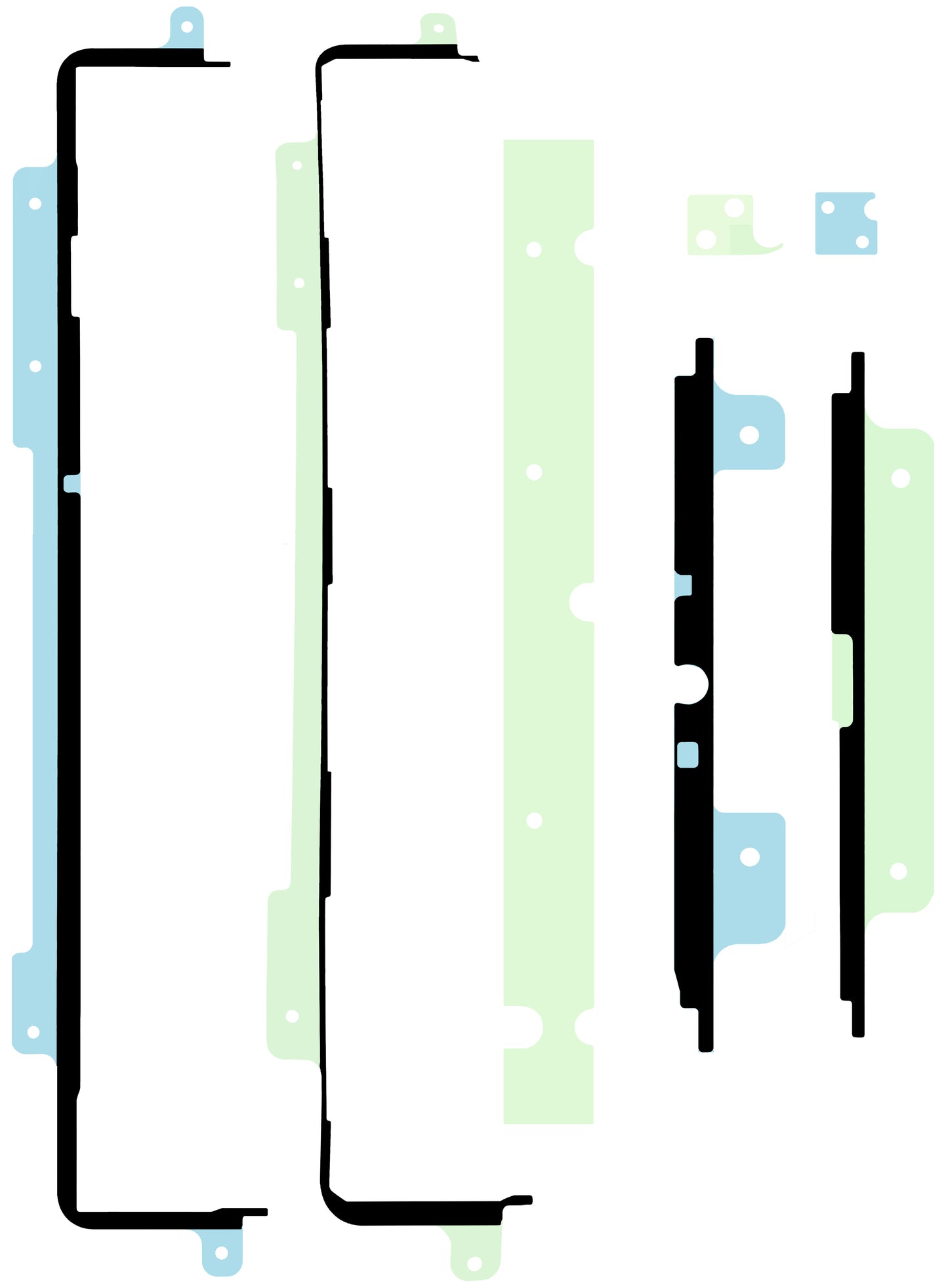 Adhésif Écran Samsung Galaxy Tab S6, Service Pack GH82-20768A