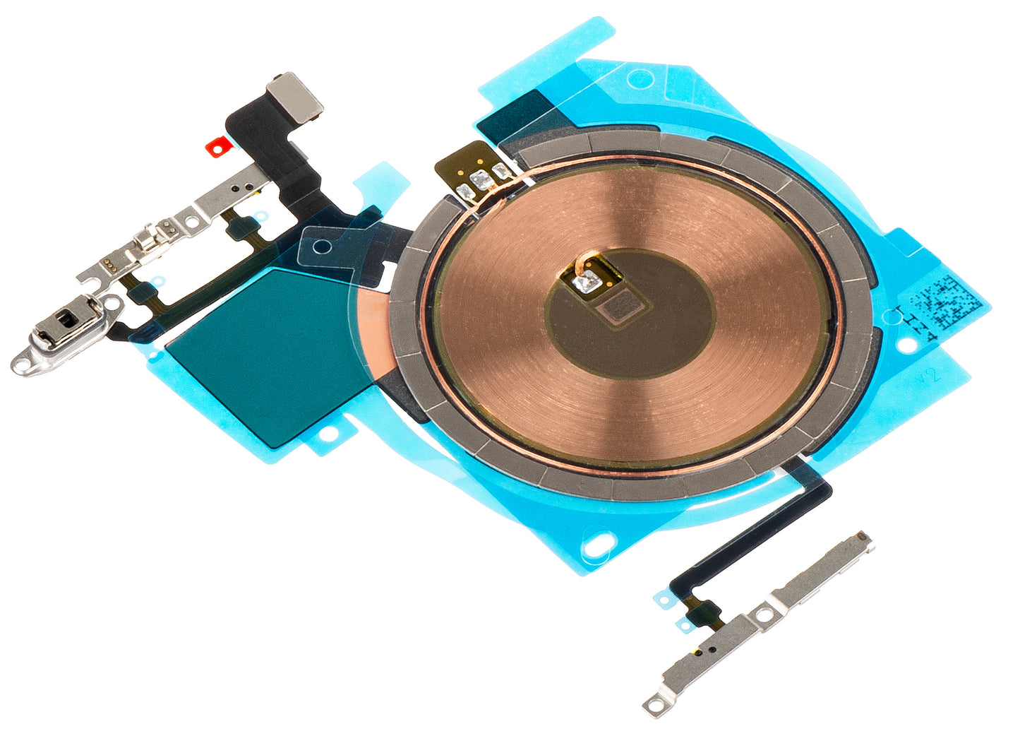 Antenne NFC - Bouton marche-arrêt à microcontact - Volume - Profil - Module de recharge sans fil Apple iPhone 14 Pro Max