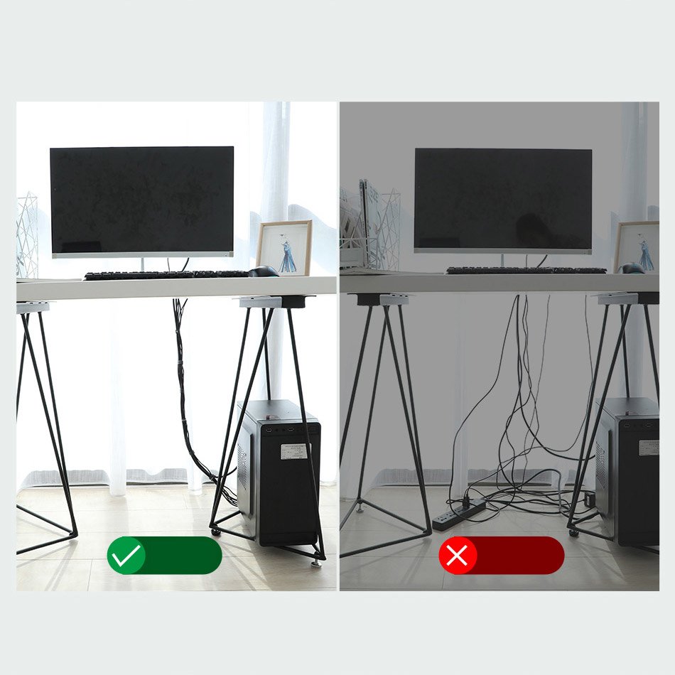 Organisateur de câbles Baseus Circle, Velcro, 3m, Noir ACMGT-F01