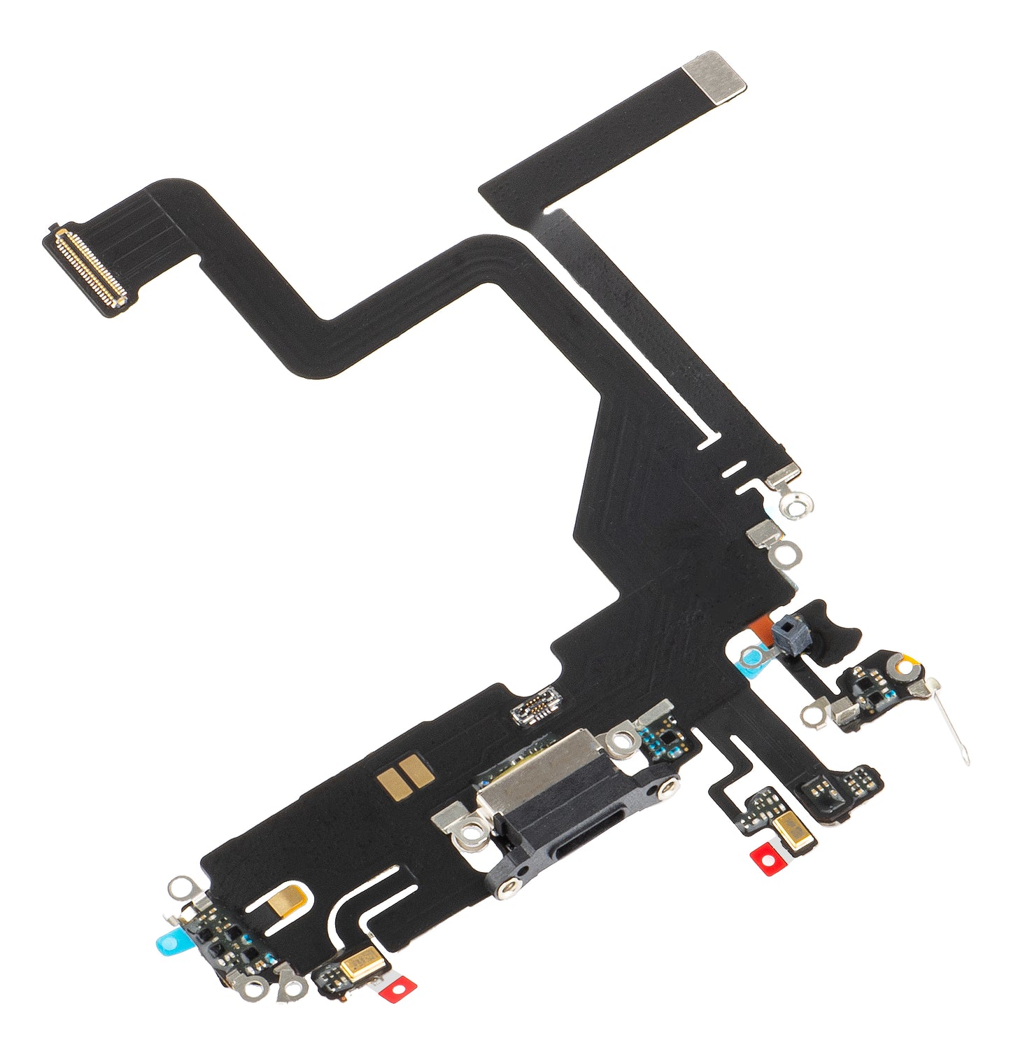 Bande avec Connecteur de Charge - Microphone Apple iPhone 14 Pro, Noir