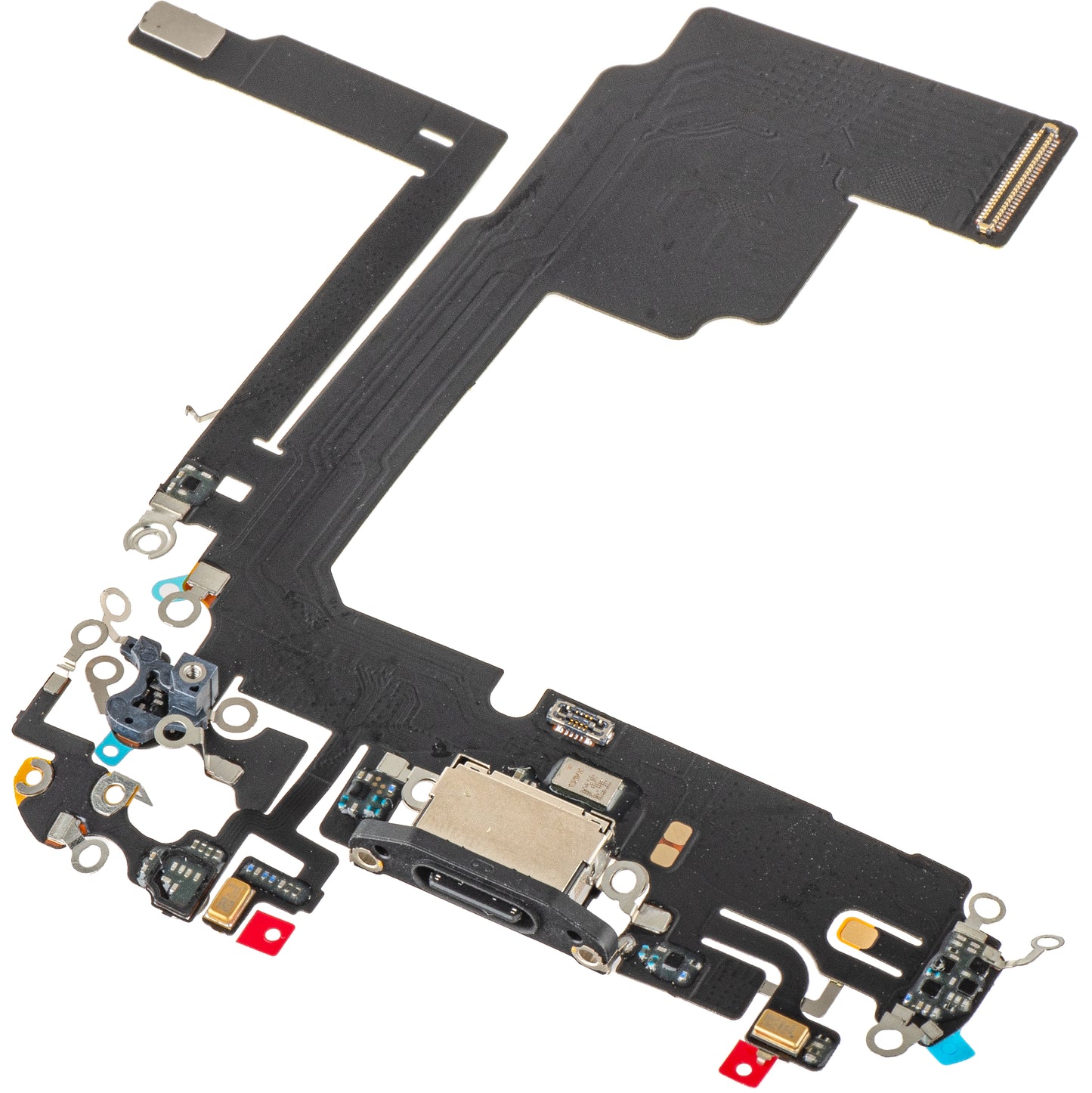 Bande avec Connecteur de Charge - Microphone Apple iPhone 15 Pro, Noir