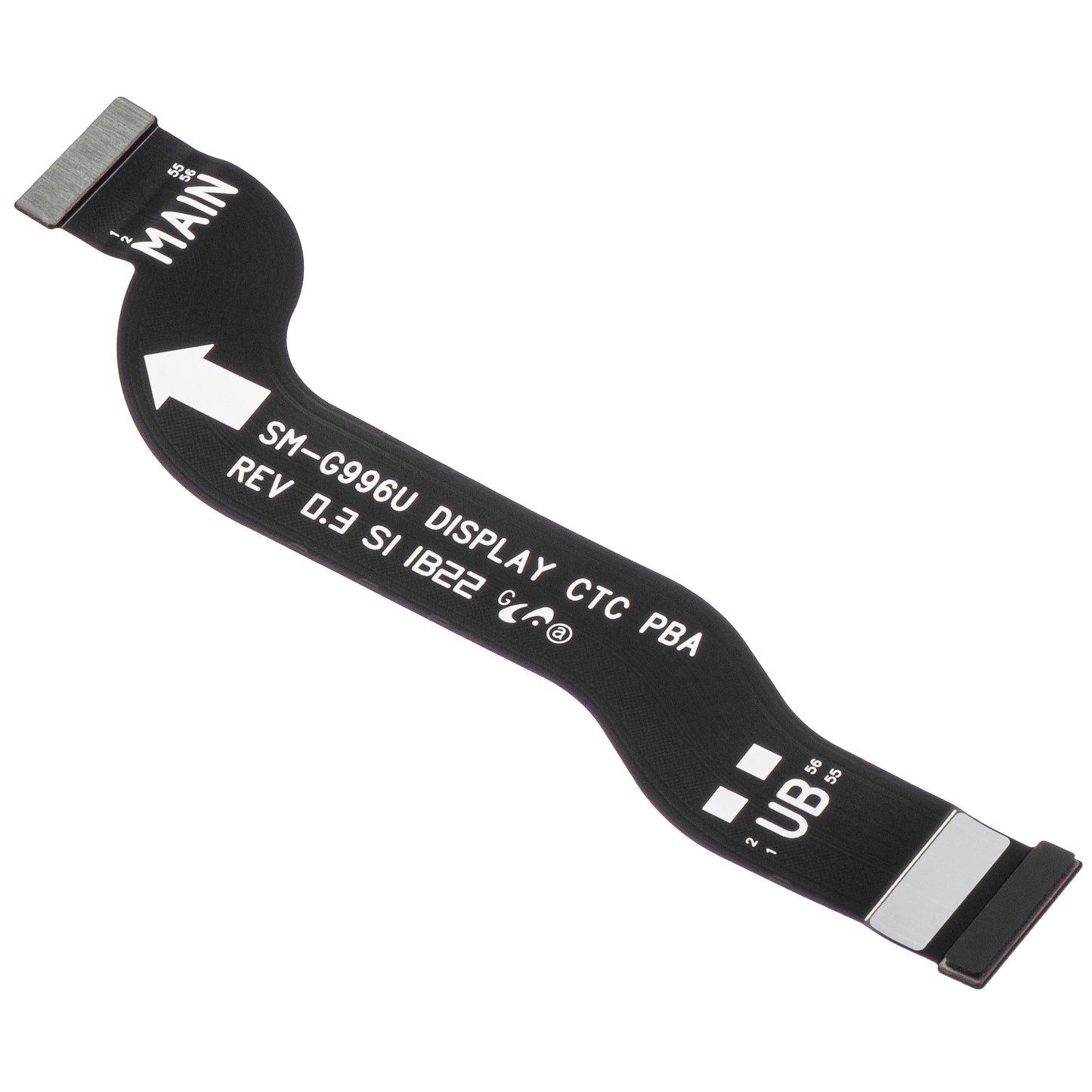 Bande d'affichage Samsung Galaxy S21+ 5G G996, CTC PBA, Pack de service GH59-15422A