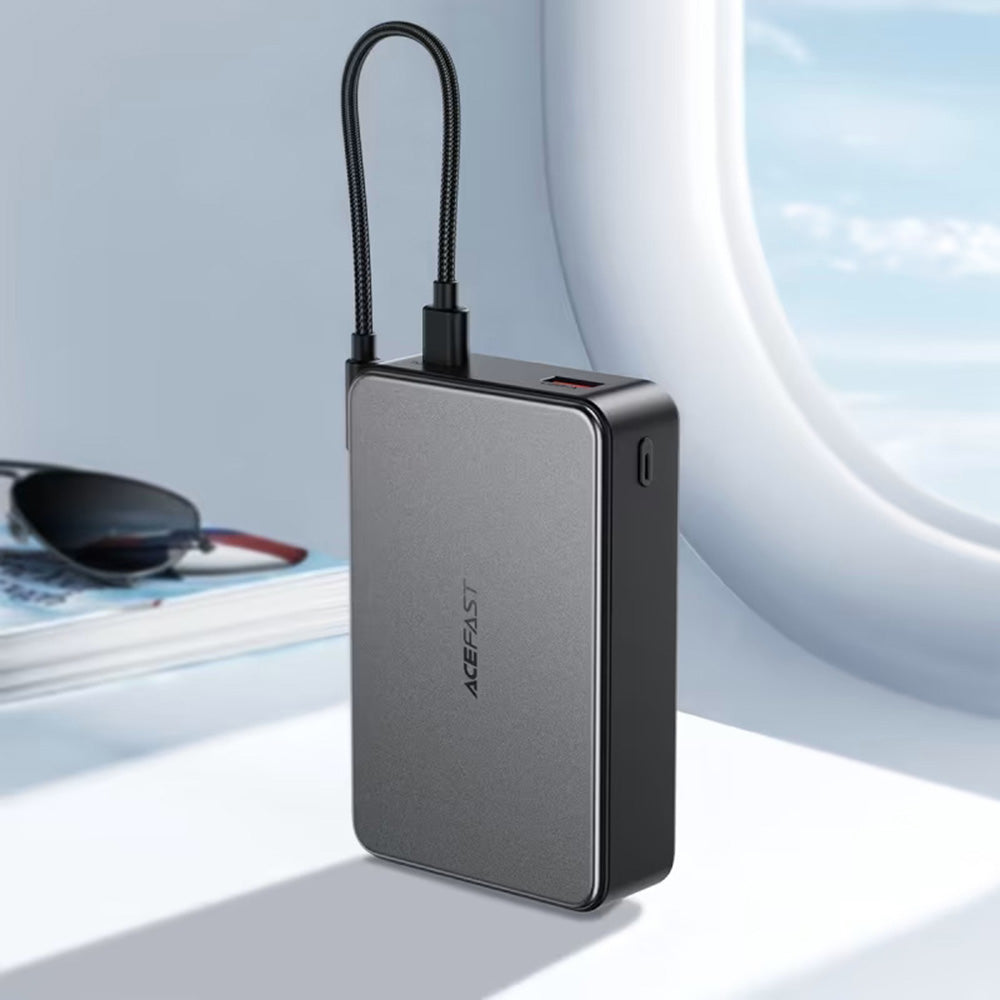 Batterie Externe Acefast M29, 20000mAh, 22.5W, QC + PD, 1 x USB-A - 2 x USB-C, Noire