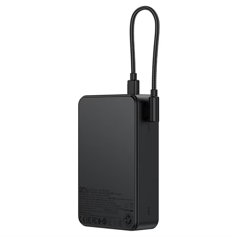Batterie Externe Acefast M29, 20000mAh, 22.5W, QC + PD, 1 x USB-A - 2 x USB-C, Noire