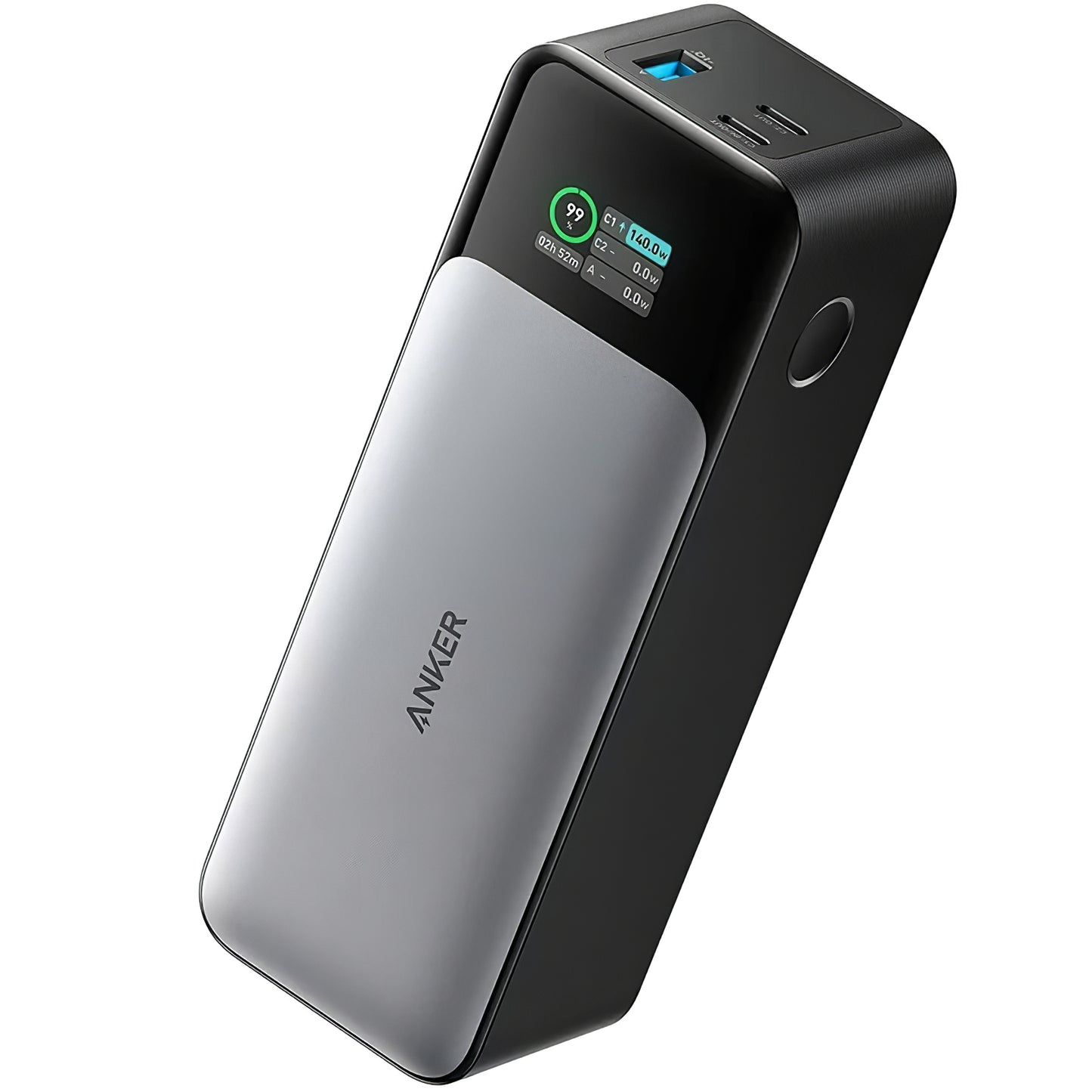 Batterie Externe Anker 737, 24000mAh, 140W, QC + PD, 1 x USB-A - 2 x USB-C, Noire A1289011