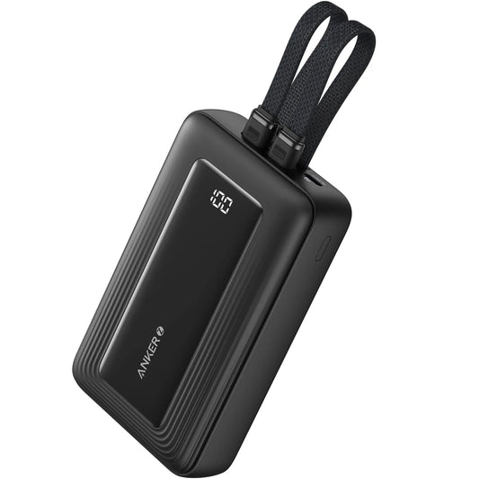 Anker PowerCore Batterie externe, 20000mAh, 30W, QC + PD, 1 x Lightning - 1 x USB-A - 2 x USB-C, Noir A1681G11