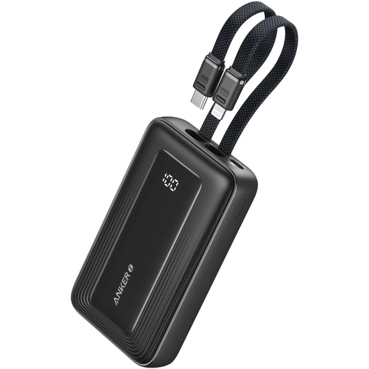 Anker PowerCore Batterie externe, 20000mAh, 30W, QC + PD, 1 x Lightning - 1 x USB-A - 2 x USB-C, Noir A1681G11