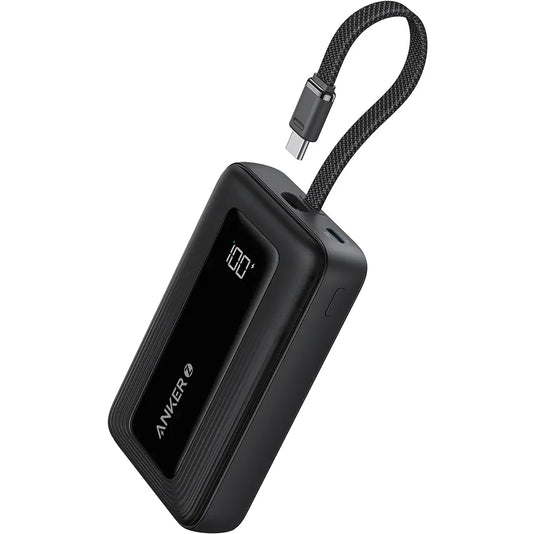 Batterie Externe Anker Zolo, 10000mAh, 30W, QC + PD, 1 x USB-A - 2 x USB-C, Noire A1688H11