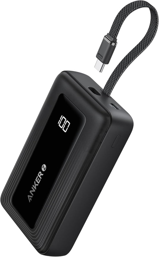 Batterie Externe Anker Zolo, 20000mAh, 30W, QC + PD, 1 x USB-A - 2 x USB-C, Noire A1689011