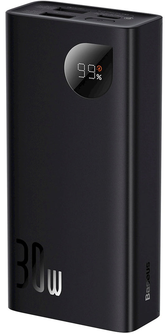 Batterie Externe Baseus Adaman2, 10000mAh, 30W, QC + PD, 1 x USB-C - 2 x USB-A, Noire PPAD040101