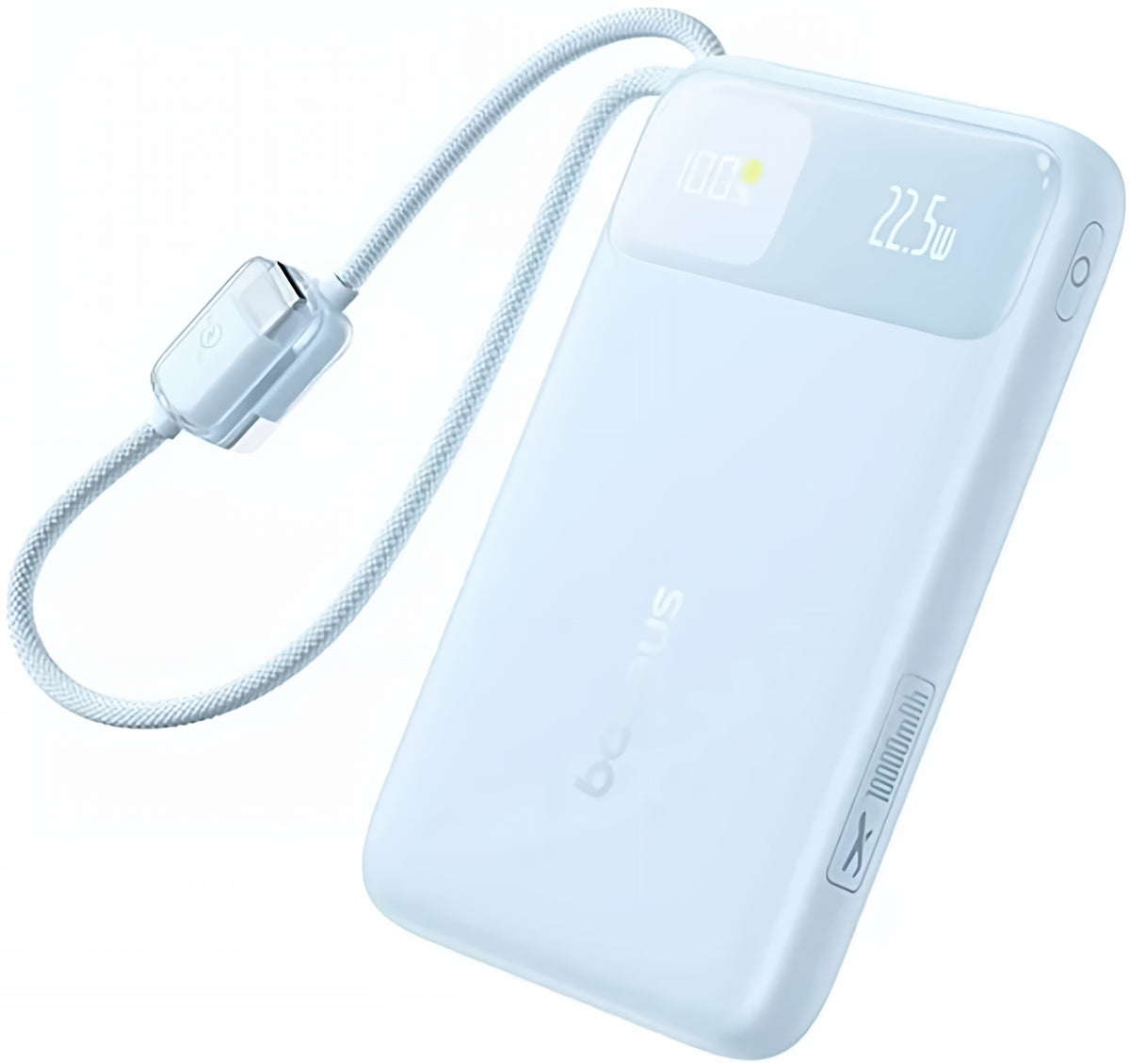 Batterie Externe Baseus EnerFill FC11, 10000mAh, 22,5W, QC + PD, 1 x Lightning - 1 x USB-A - 2 x USB-C, Bleue E0027R06