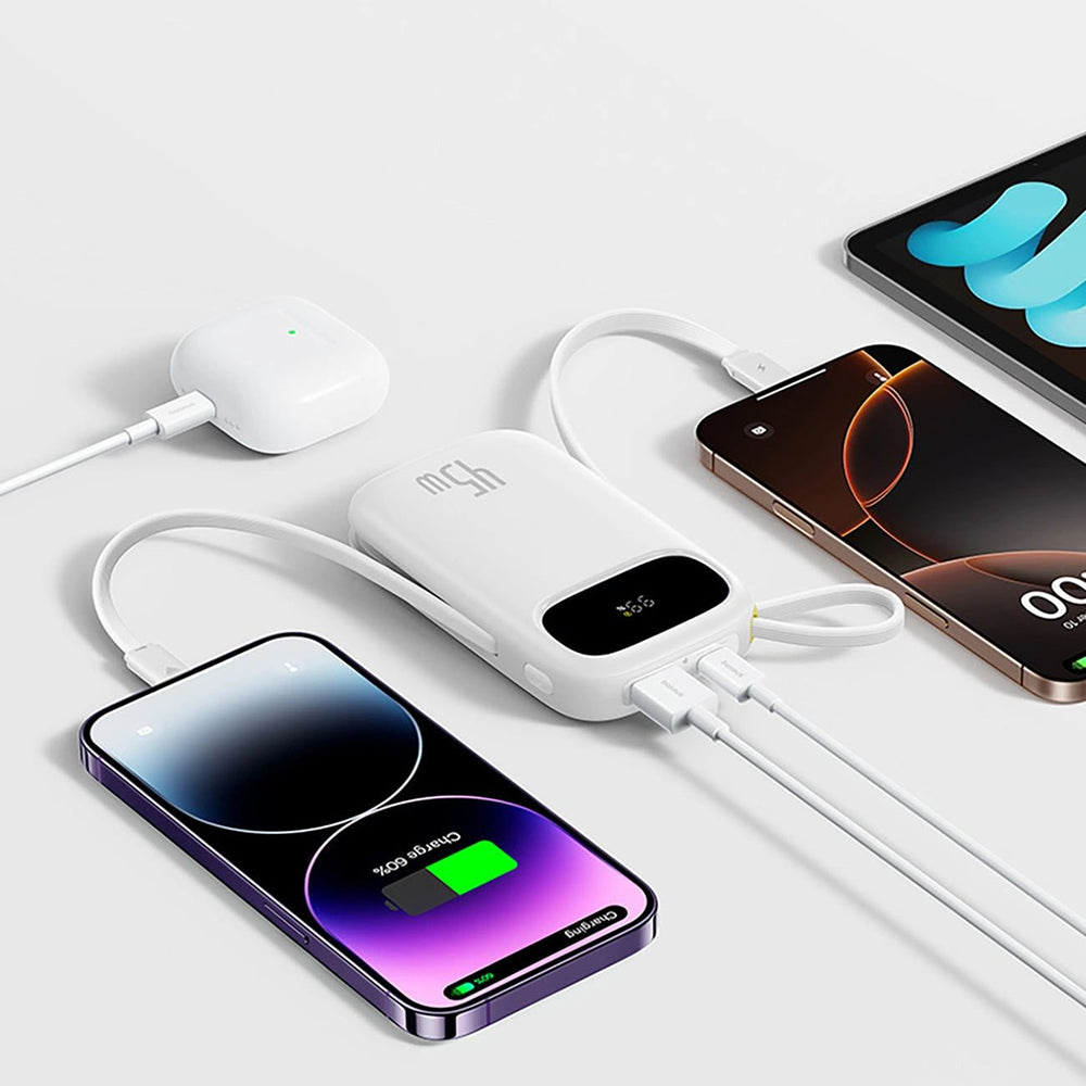 Batterie Externe Baseus EnerFill FC31 Qpow 3, 20000mAh, 45W, QC + PD, 1 x Lightning - 1 x USB-A - 2 x USB-C, Bleue E0028D03