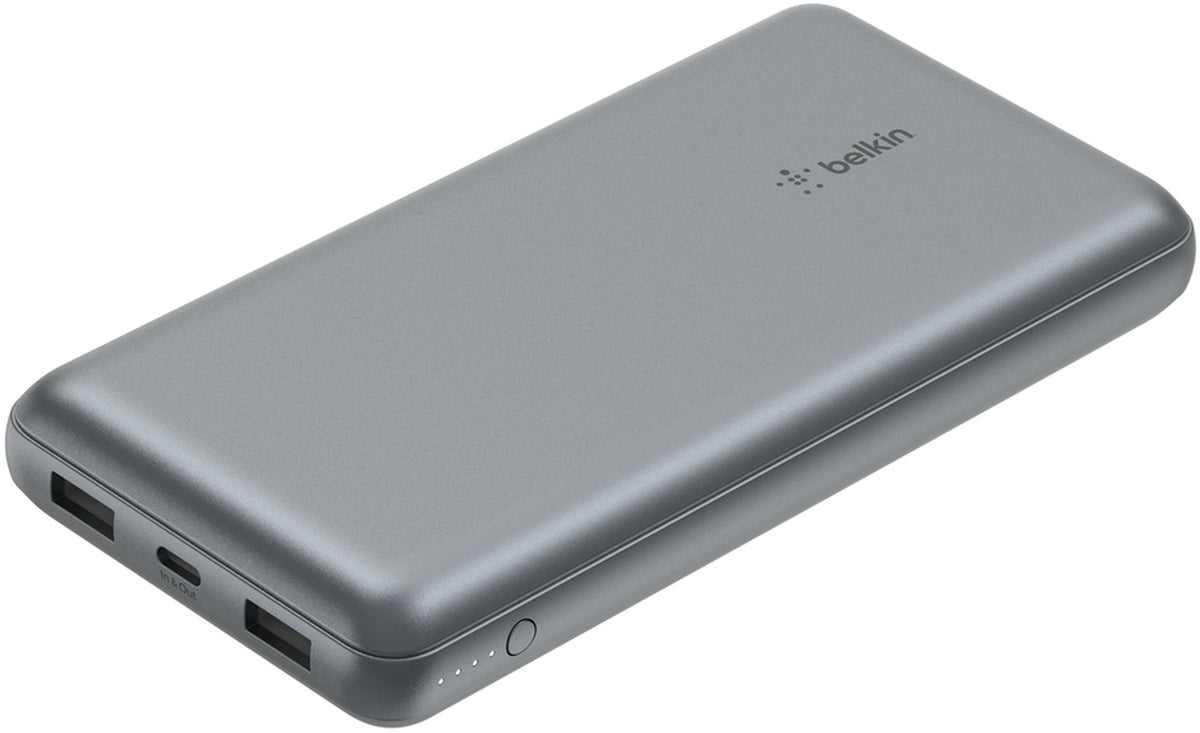 Batterie Externe Belkin BoostCharge Pro, 20000mAh, 15W, 1 x USB-C - 2 x USB-A, Gris BPB012btGY
