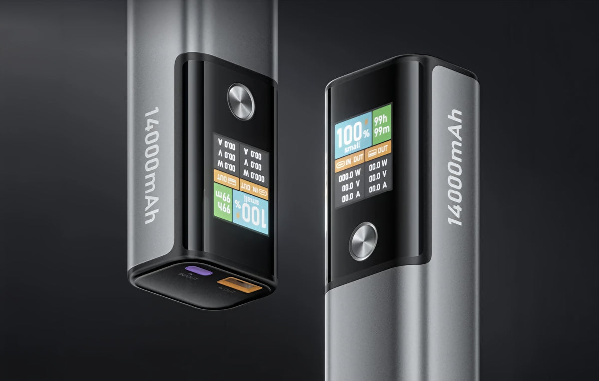 Batterie Externe BlitzWolf BW-P23, 14000mAh, 100W, QC + PD, 1 x USB-A - 1 x USB-C, Gris