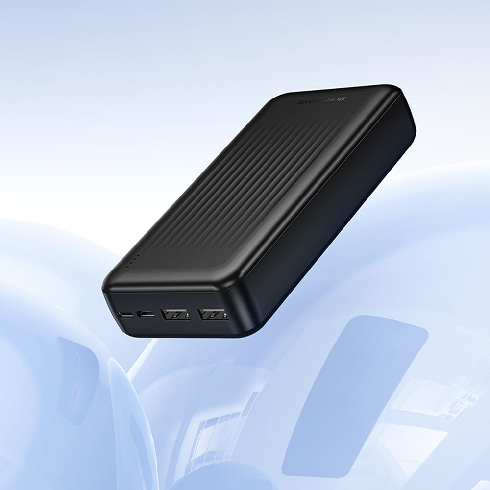 Batterie Externe Borofone BJ78A Clever, 20000mAh, 10W, 2 x USB-A, Noire