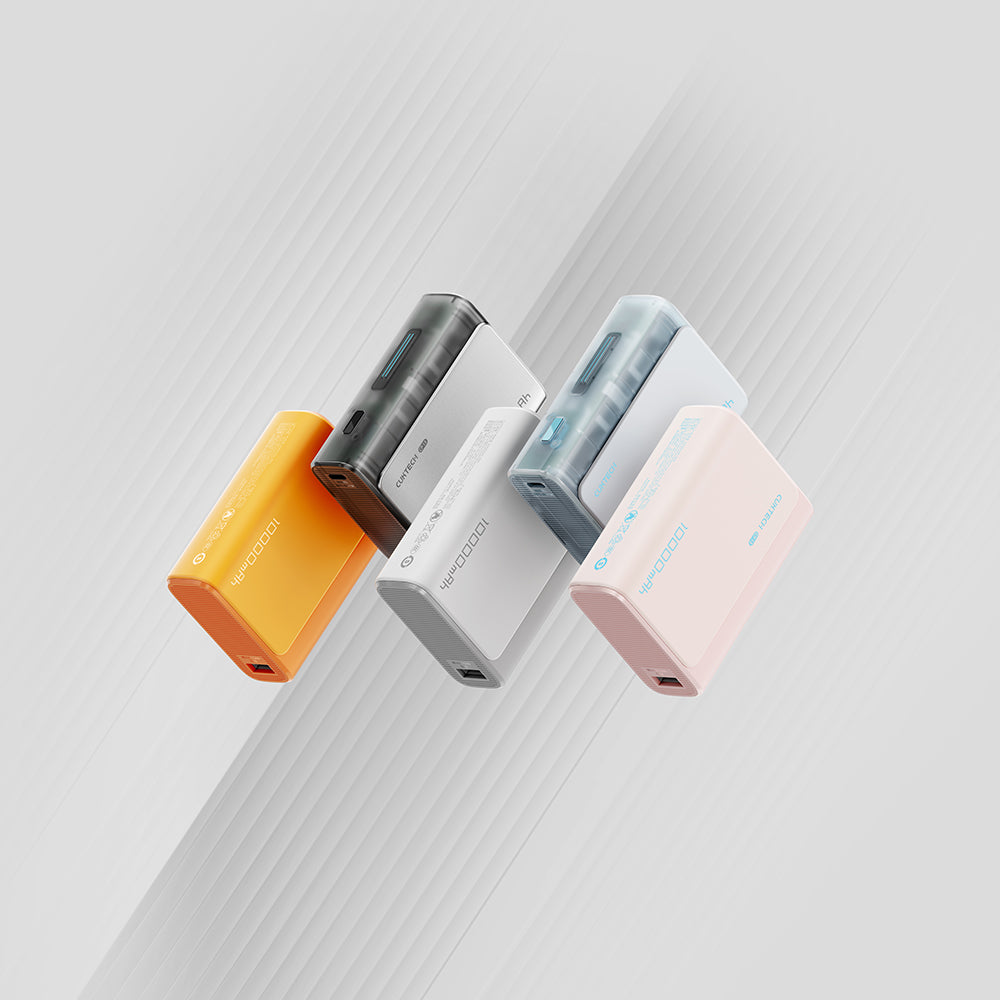 Batterie Externe Cuktech CP13, 10000mAh, 30W, QC + PD, 1 x USB-A - 1 x USB-C, Rose CUK0PB100DPK