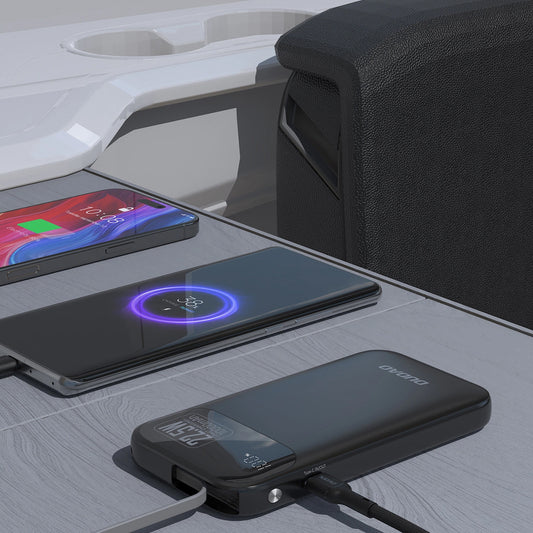 Batterie Externe Dudao K31, 10000mAh, 22.5W, PD, 2 x USB-C, Noire